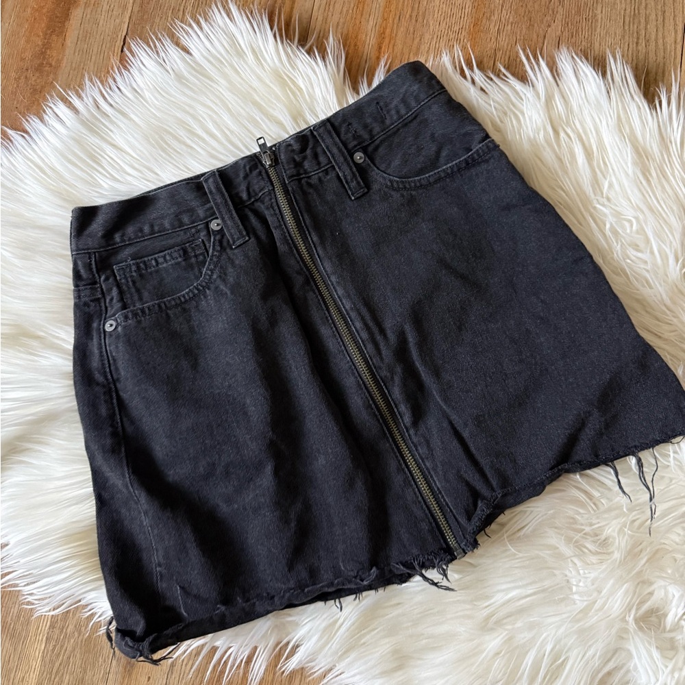 Madewell A Line Denim Skirt
